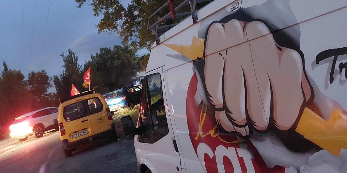 Piquets - Solidarité avec les grévistes de Cruas-Meysse et Tricastin !