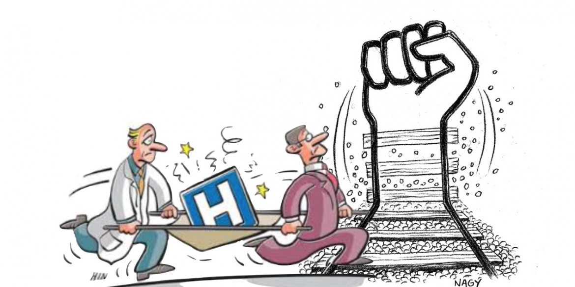 Mobilisation Hôpitaux - Cheminots, unis pour des services de proximité