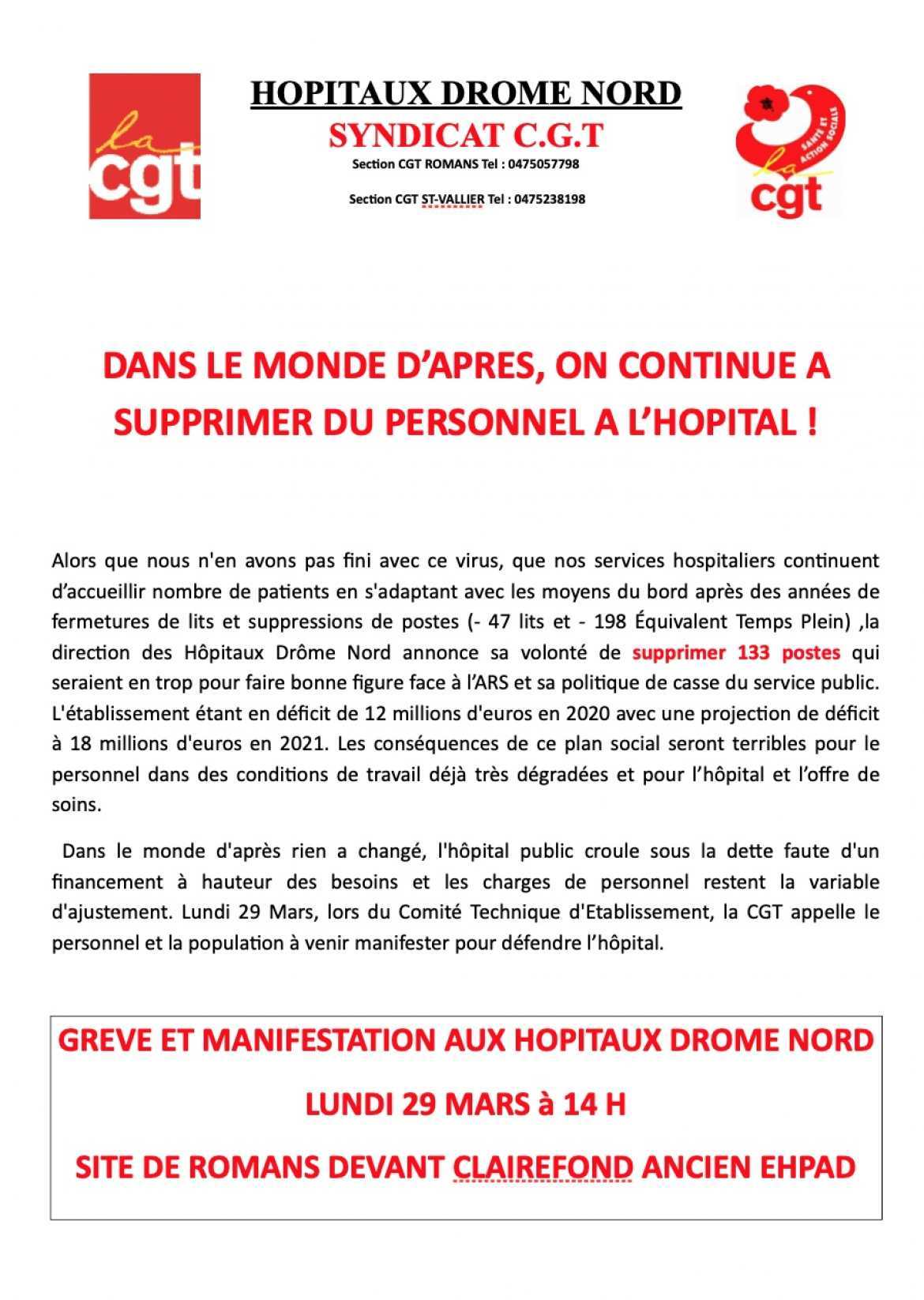 Tract - Hôpitaux Drôme Nord - 29.03.21 - à télécharger