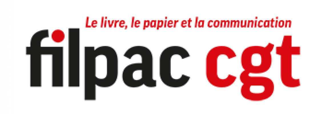 Logo Fédération CGT des Travailleurs des Industries du Livre, Papier et de la Communication - FILPAC CGT