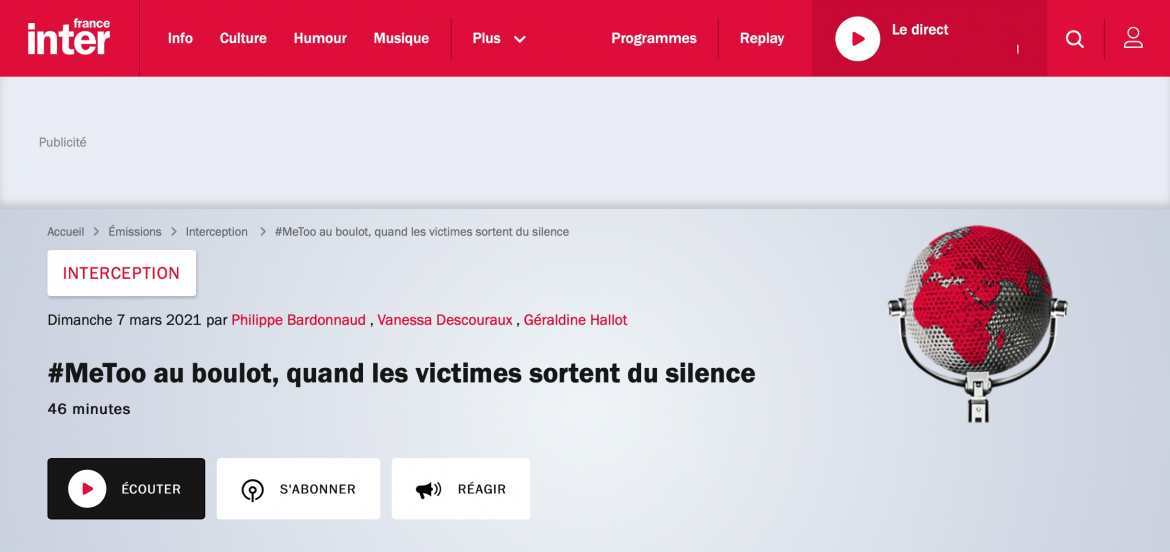 cliquez sur l'image pour accéder au podcast - INTERCEPTION 7 mars 2021