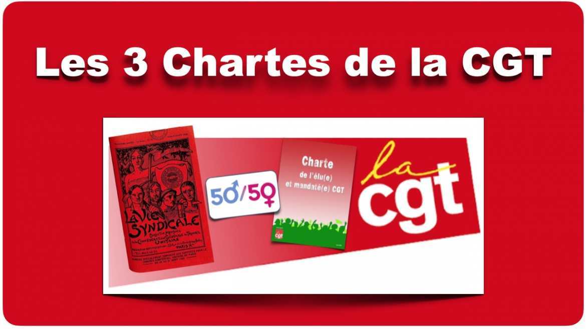 Chartes CGT - Vie Syndicale - Egalité femmes / hommes - Elu.e et Mandaté.e - Cliquez sur l'image afin d'accéder au contenu