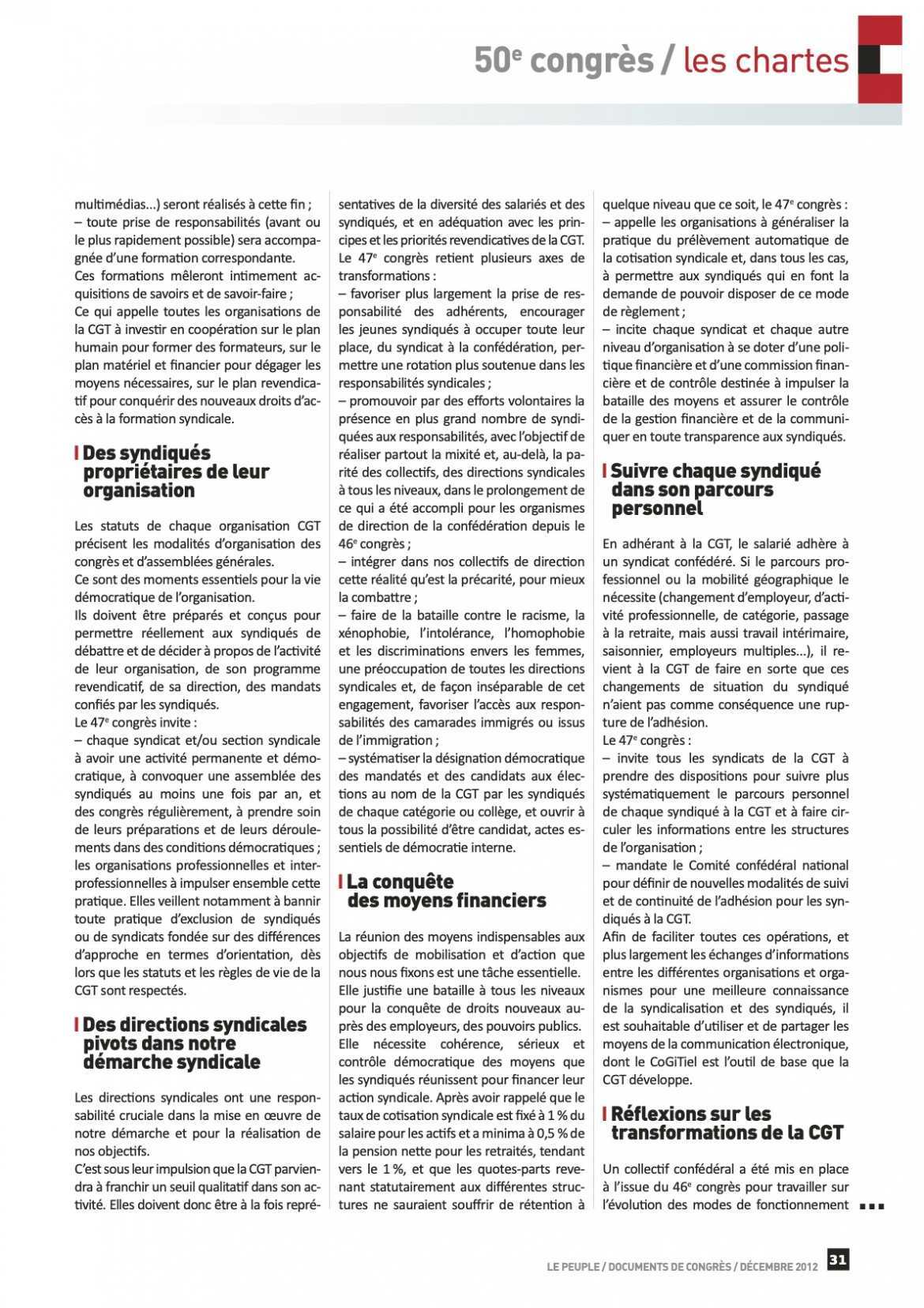 Charte Vie syndicale