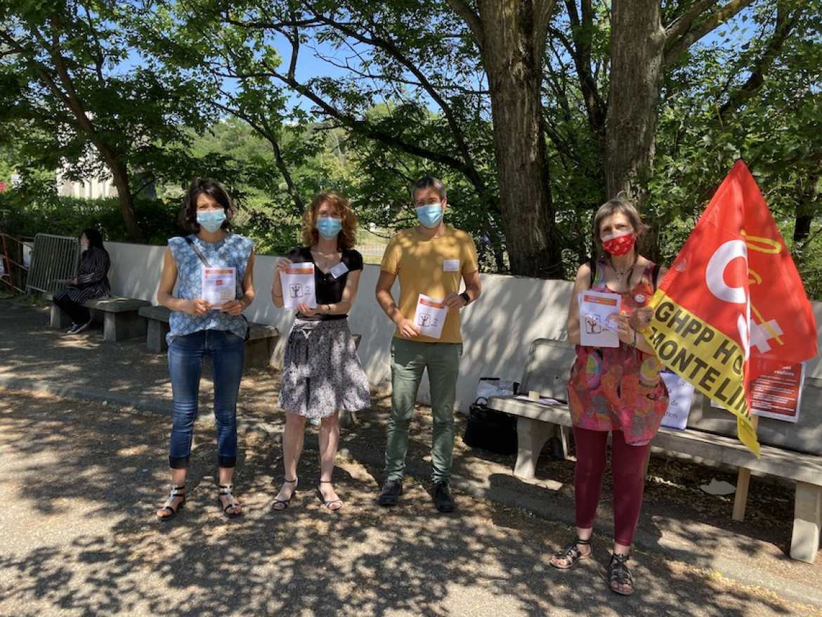 Mobilisation psychologues GHPP à Montélimar - 10/06/21