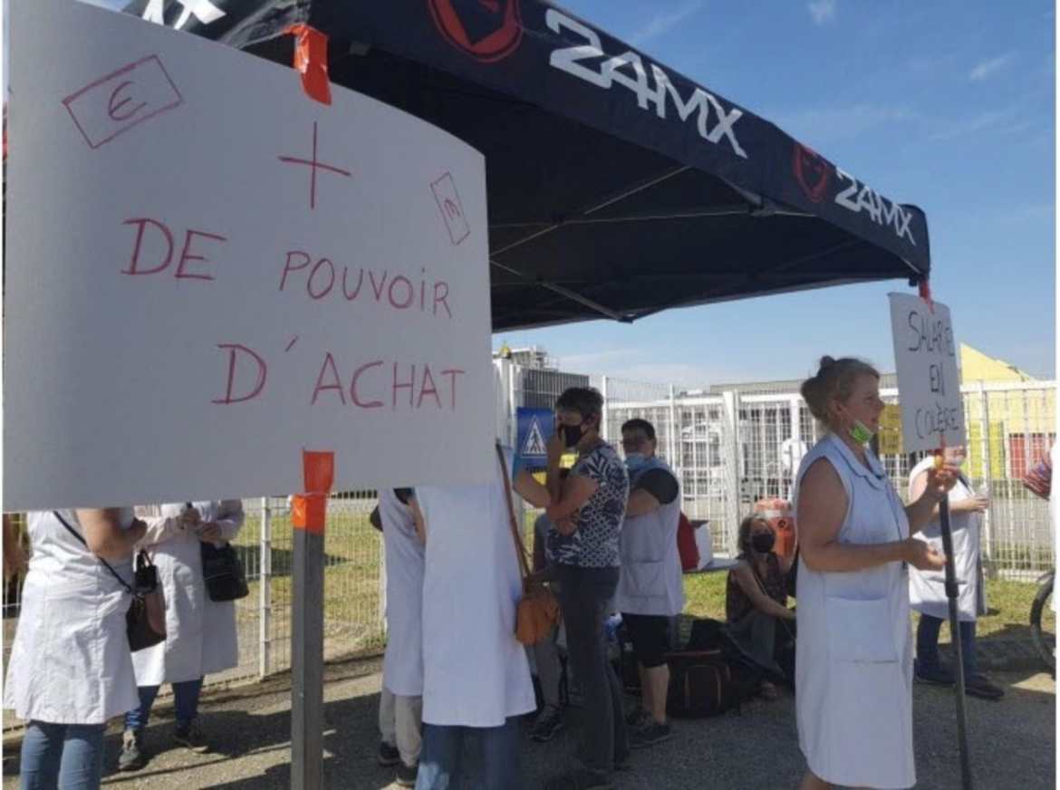 Autajon mobilisé - photo du Dauphiné Libéré