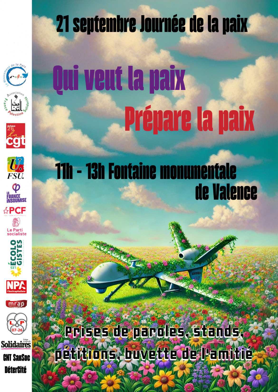 21/09/2024 - Journée Internationale de la Paix à Valence !