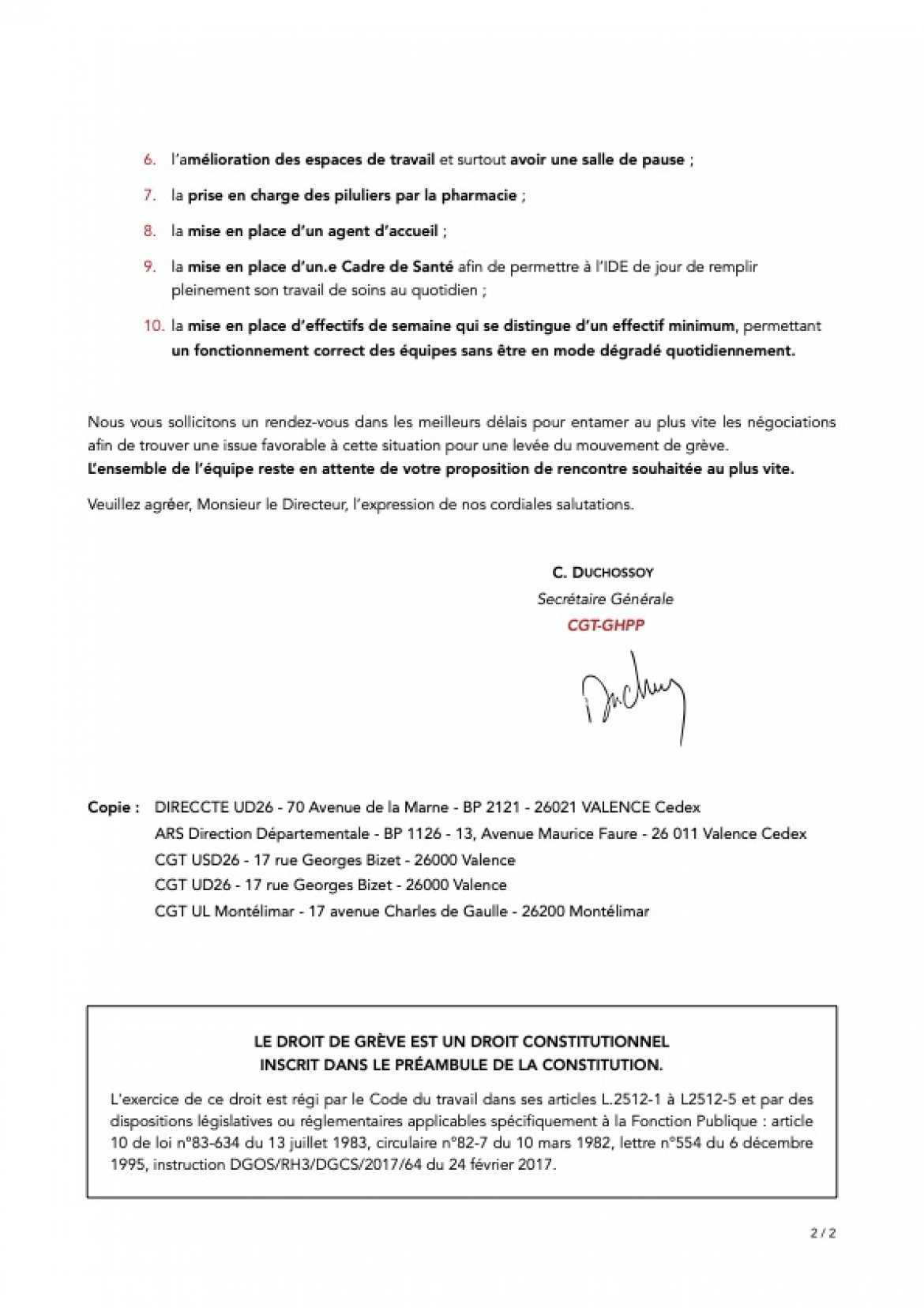 Préavis de grève - Manoudière - Sept 2023 - 2/2