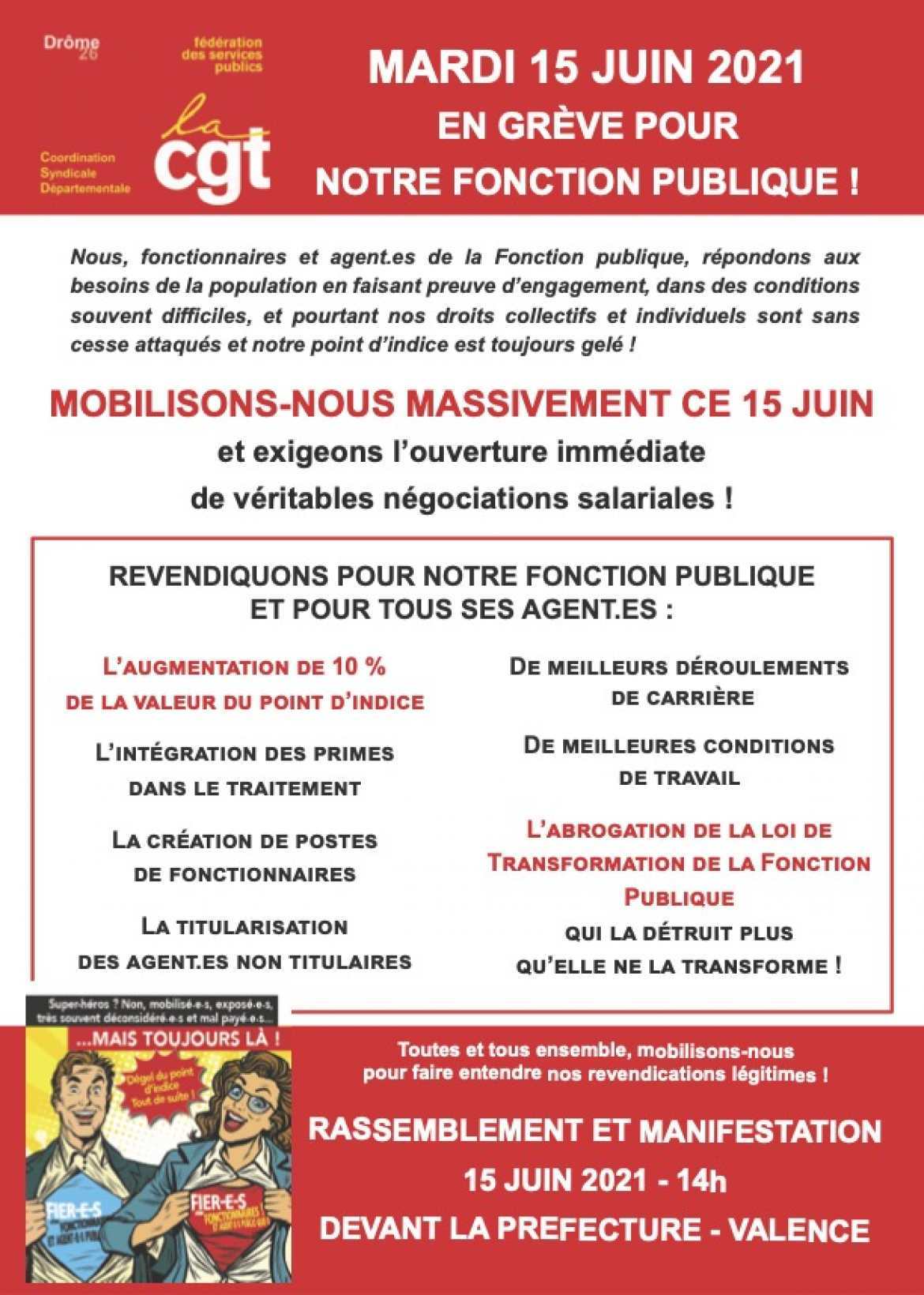 Tract Fédération des Services Publics