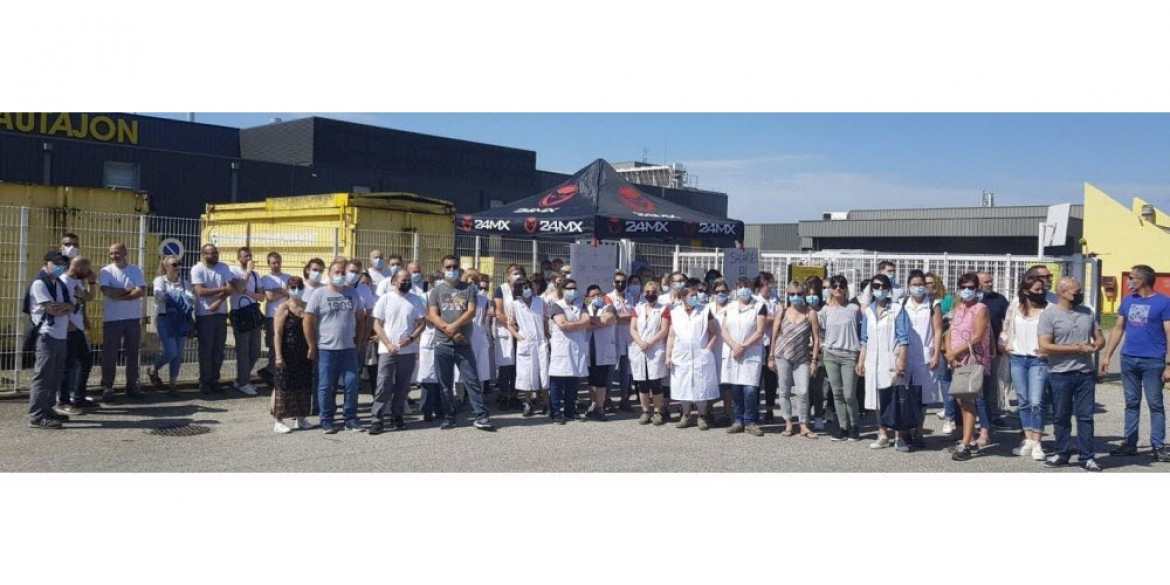 Autajon mobilisé - Photo du Dauphiné Libéré