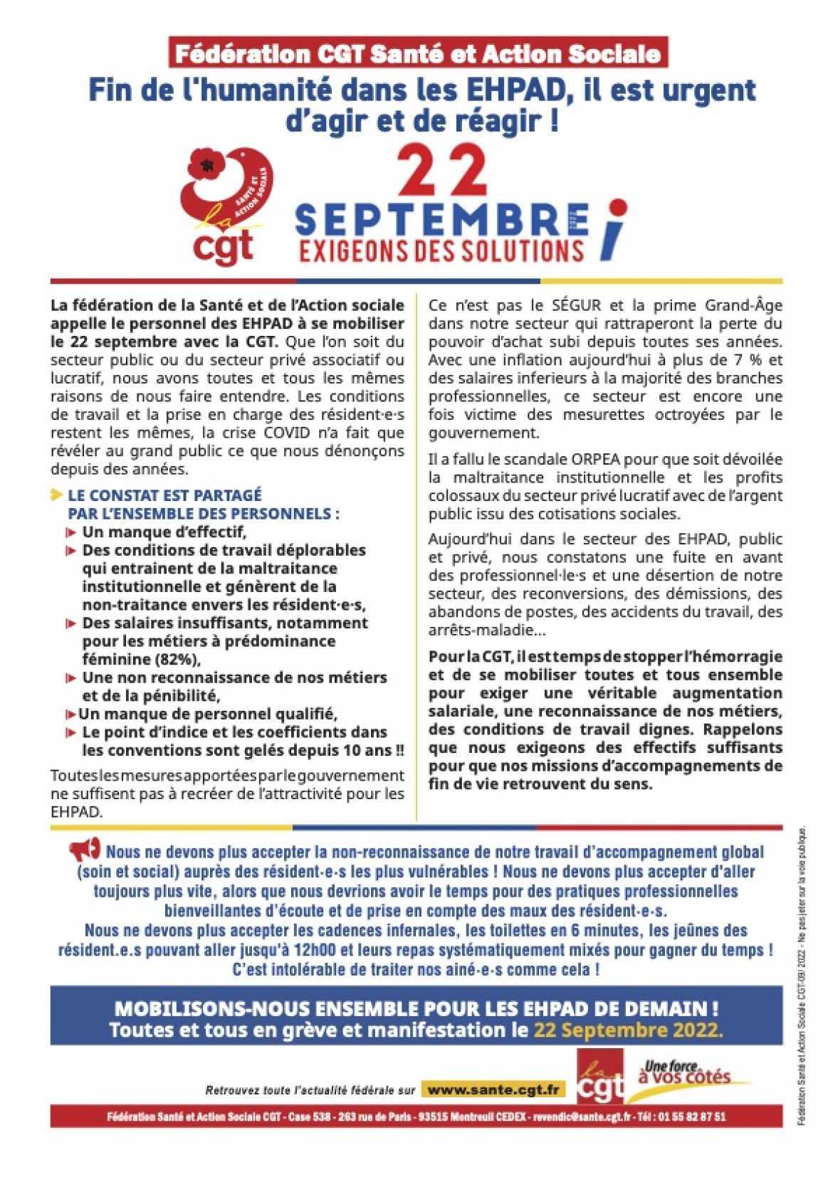 Tract Fédé SAS - EHPAD