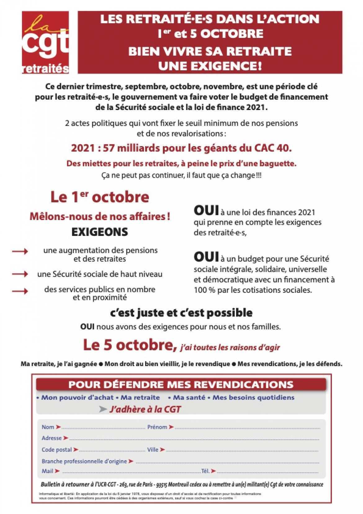 Tract CGT Retraités 