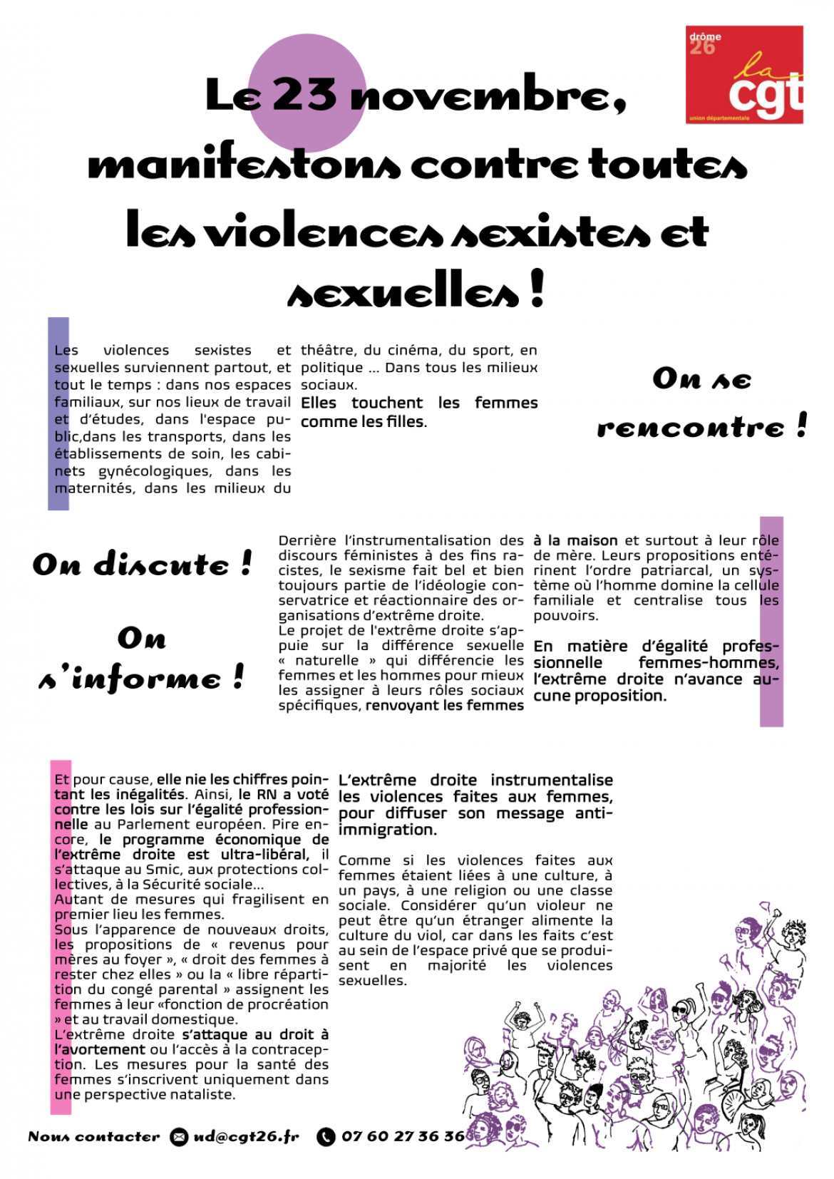 Journée internationale contre les violences faites aux femmes